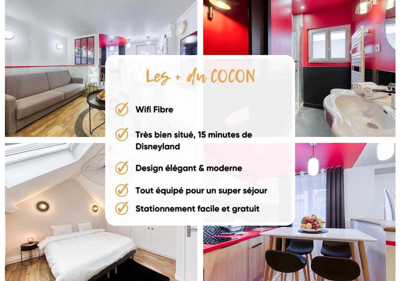 שסי Le Cocon- Confort & Cosy A Proximite De Disneyland מראה חיצוני תמונה